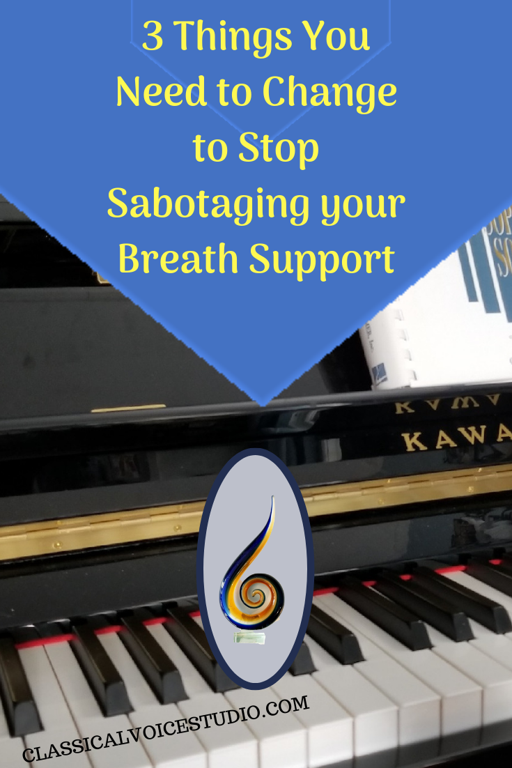 3 Mistakes You are Making that are Sabotaging your Breath Support #diaphragmatic breathing #breathefromyoudiaphragm #vocaltechnique #singingtips #singing #breathingtechnique #breathsupport #ecourse #classicalvoice #classicalsinging