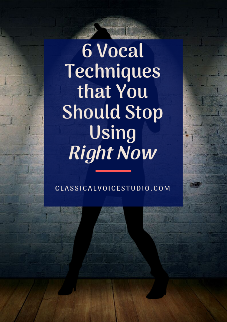 6 Vocal Techniques that You Should Stop Using Right Now